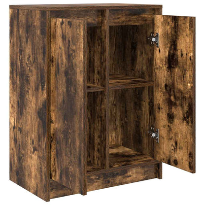 Sideboard Smoked Oak 57x34x76 cm Engineered Wood