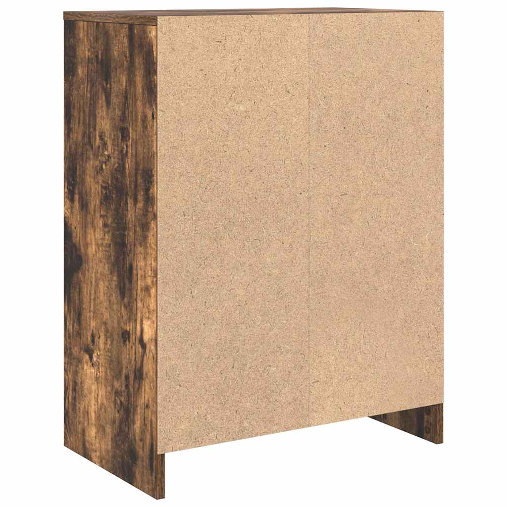 Sideboard Smoked Oak 57x34x76 cm Engineered Wood