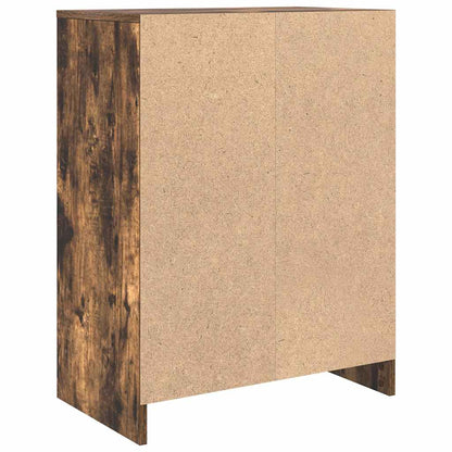 Sideboard Smoked Oak 57x34x76 cm Engineered Wood