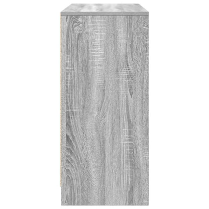 Sideboard Grey Sonoma 85x34x76 cm Engineered Wood