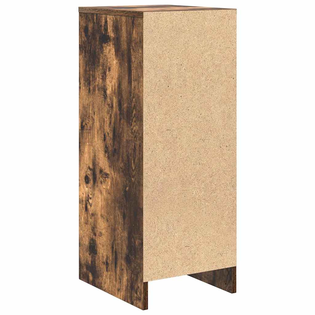 Sideboard Smoked Oak 29.5x34x76 cm Engineered Wood