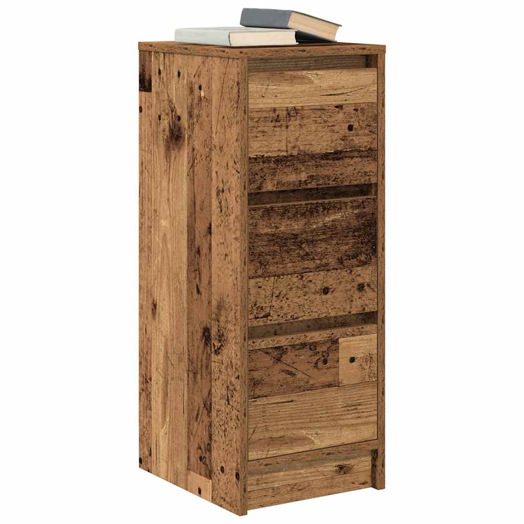 Sideboard Old Wood 29.5x34x76 cm Engineered Wood