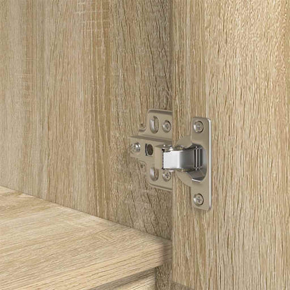 Cabinet with Drawer Sonoma Oak 55.5x34x119.5 cm Engineered Wood