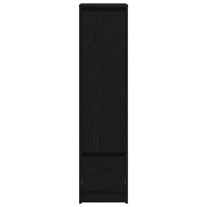 Highboard Black Oak 29.5x34x119.5 cm Engineered Wood