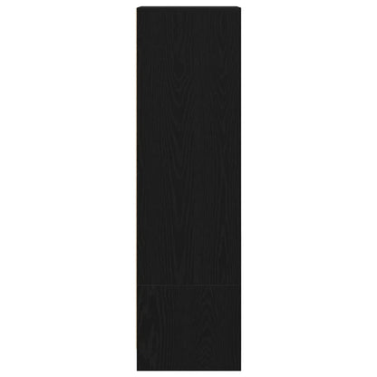 Highboard Black Oak 29.5x34x119.5 cm Engineered Wood