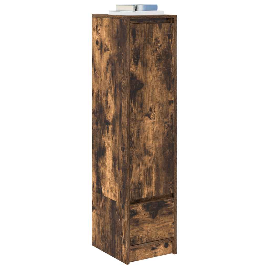 Highboard Smoked Oak 29.5x34x119.5 cm Engineered Wood