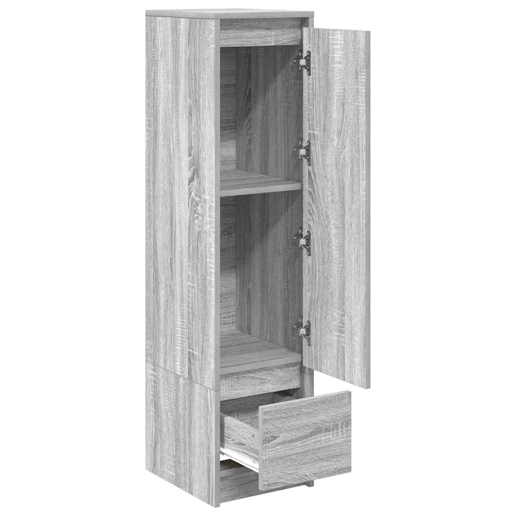 Highboard Grey Sonoma 29.5x34x119.5 cm Engineered Wood