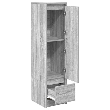 Highboard Grey Sonoma 29.5x34x119.5 cm Engineered Wood