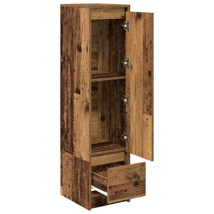 Highboard Old Wood 29.5x34x119.5 cm Engineered Wood