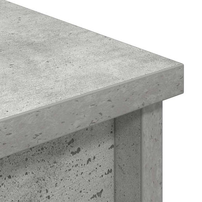 Highboard Concrete Grey 37.5x35x180 cm Engineered Wood