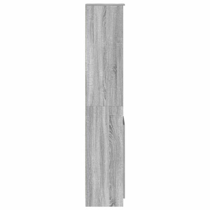 Highboard Grey Sonoma 37.5x35x180 cm Engineered Wood