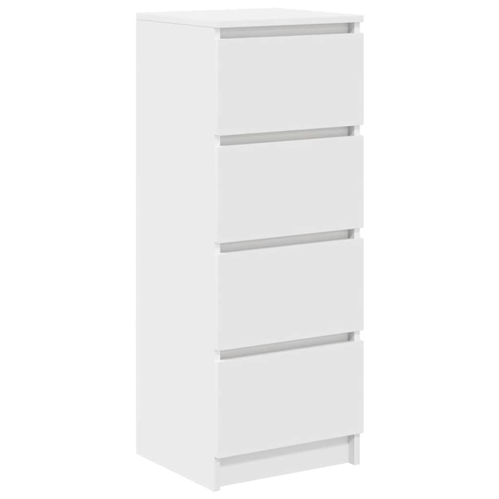 Sideboard White 37.5x35x99 cm Engineered Wood