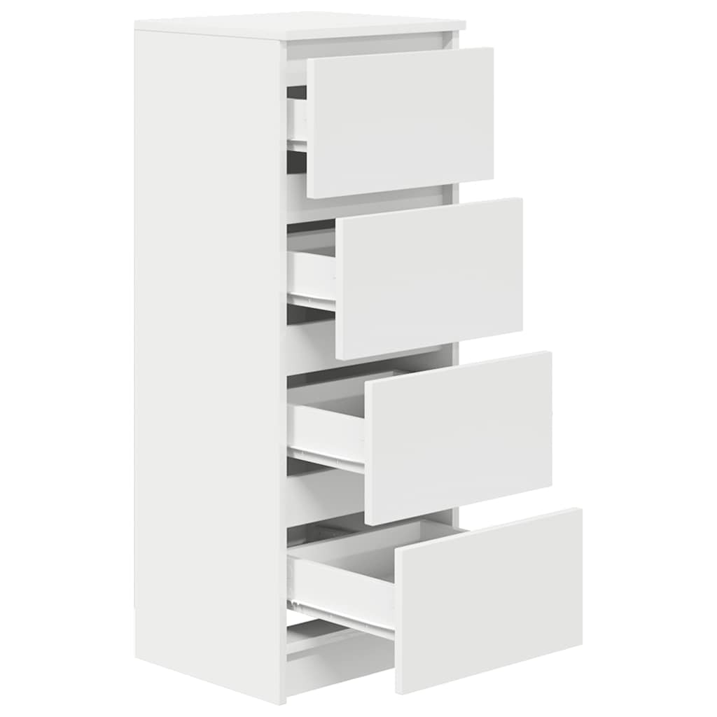 Sideboard White 37.5x35x99 cm Engineered Wood