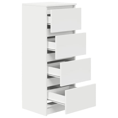 Sideboard White 37.5x35x99 cm Engineered Wood