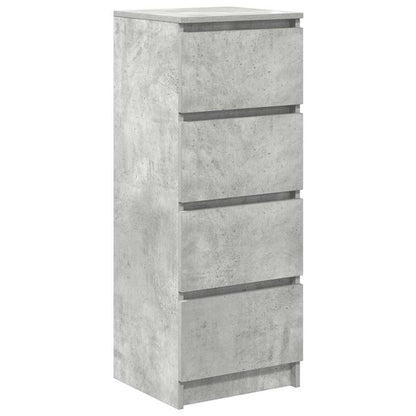 Sideboard Concrete Grey 37.5x35x99 cm Engineered Wood