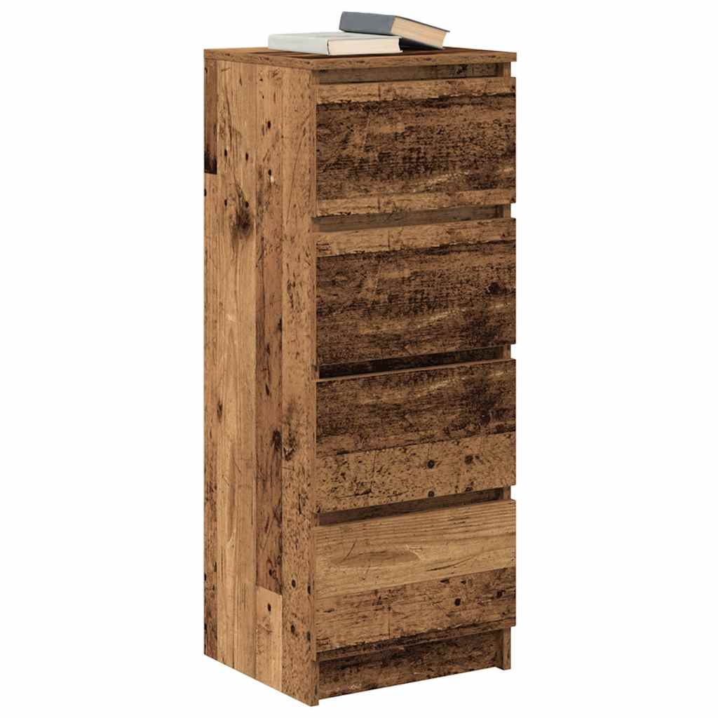 Sideboard Old Wood 37.5x35x99 cm Engineered Wood