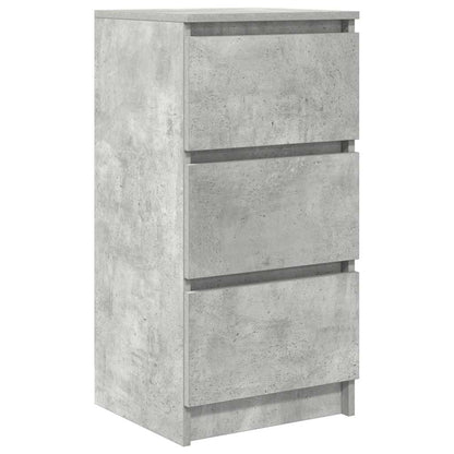 Sideboard Concrete Grey 37.5x35x76 cm Engineered Wood