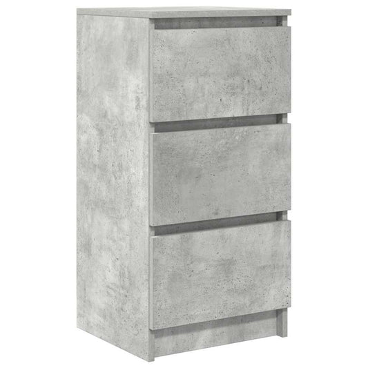 Sideboard Concrete Grey 37.5x35x76 cm Engineered Wood