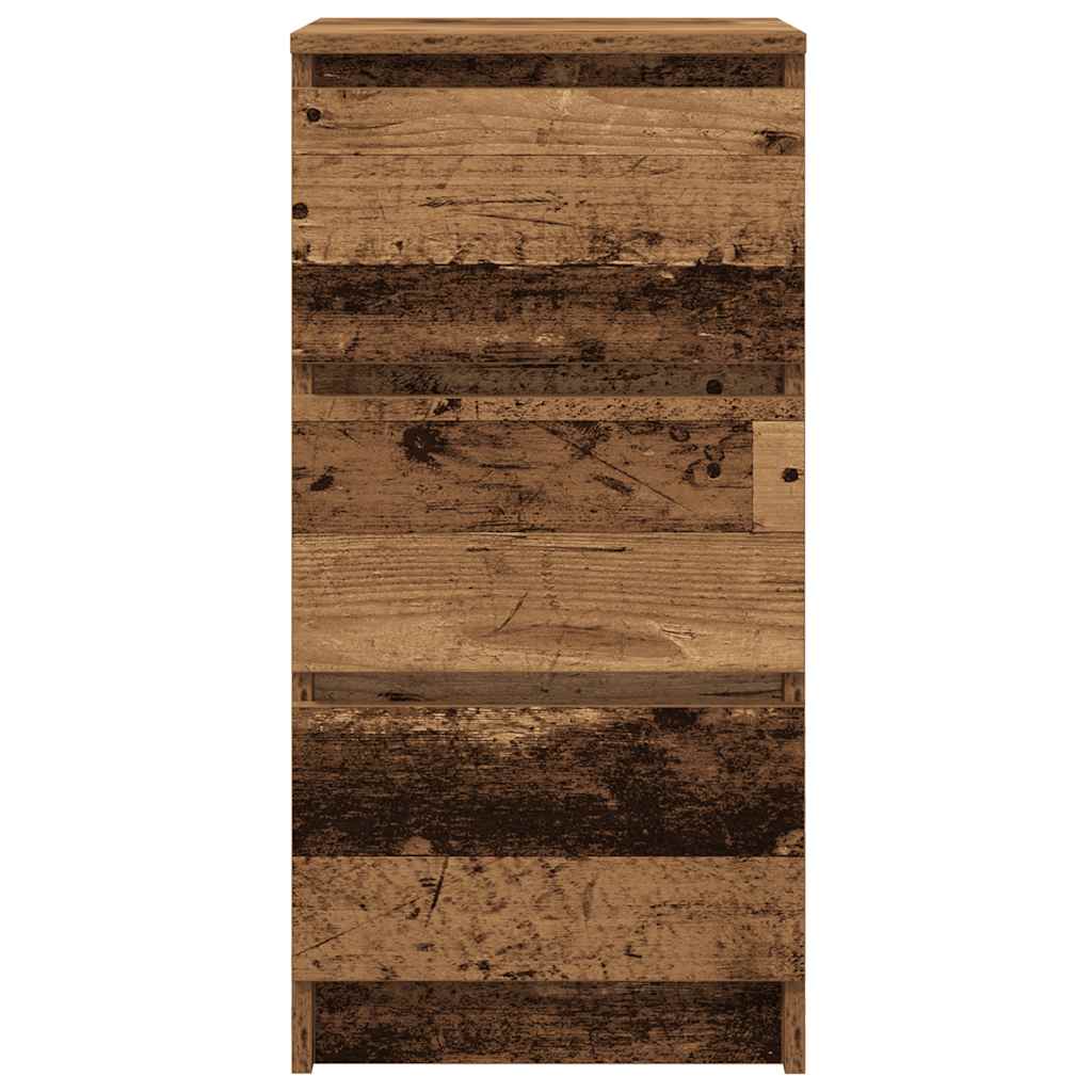 Sideboard Old Wood 37.5x35x76 cm Engineered Wood