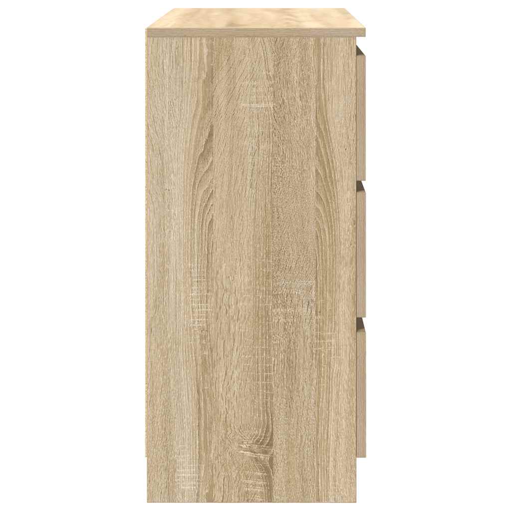 Sideboard Sonoma Oak 80x35x76 cm Engineered Wood