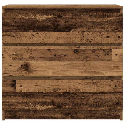 Sideboard Old Wood 80x35x76 cm Engineered Wood