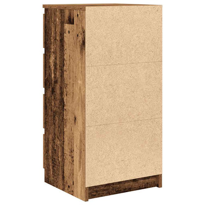 Sideboard Old Wood 37.5x35x76 cm Engineered Wood