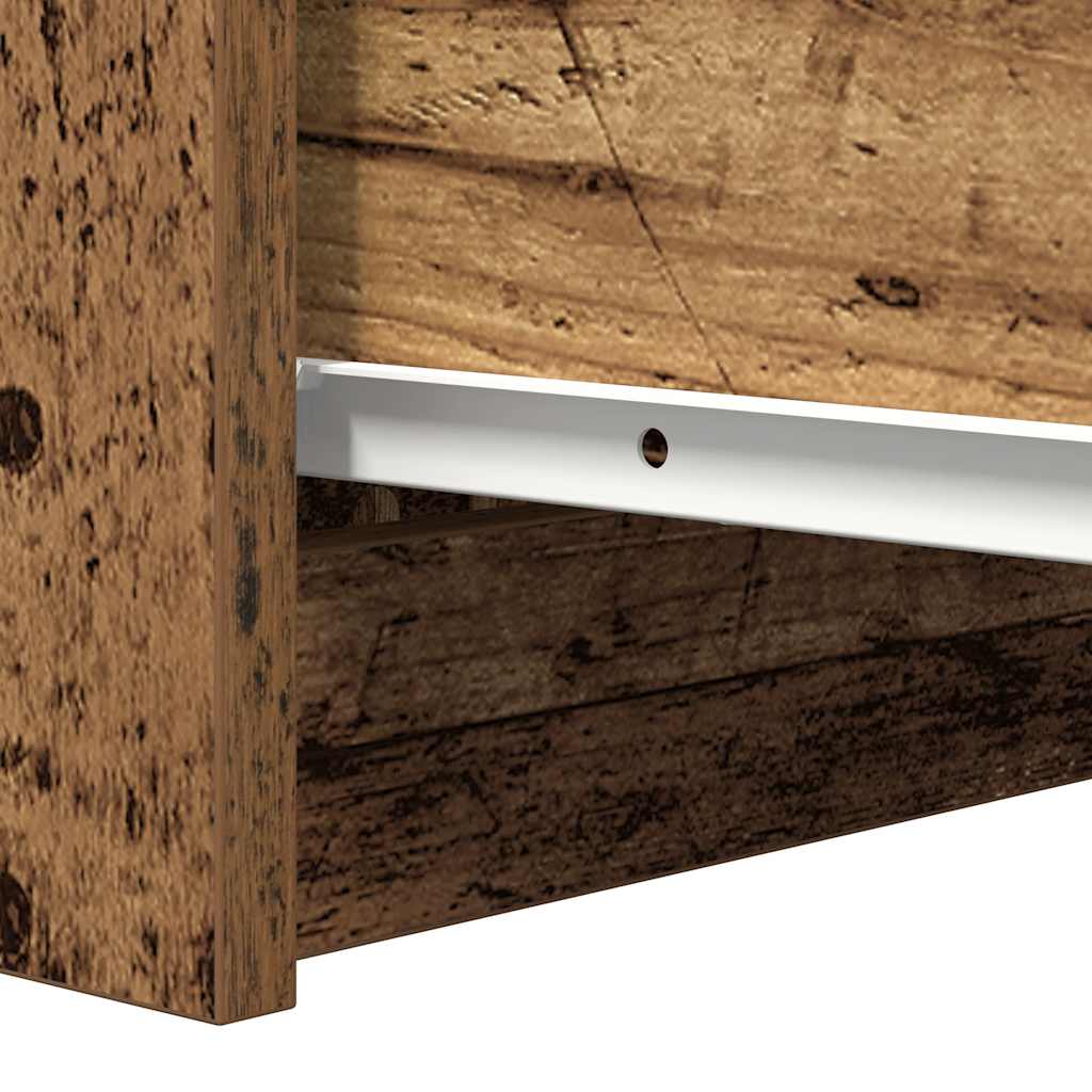 Sideboard Old Wood 37.5x35x76 cm Engineered Wood