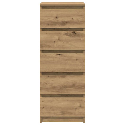 Sideboard with Drawers Artisan Oak 37.5x35x99 cm Engineered Wood