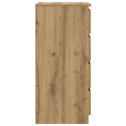 Sideboard with Drawers Artisan Oak 37.5x35x99 cm Engineered Wood