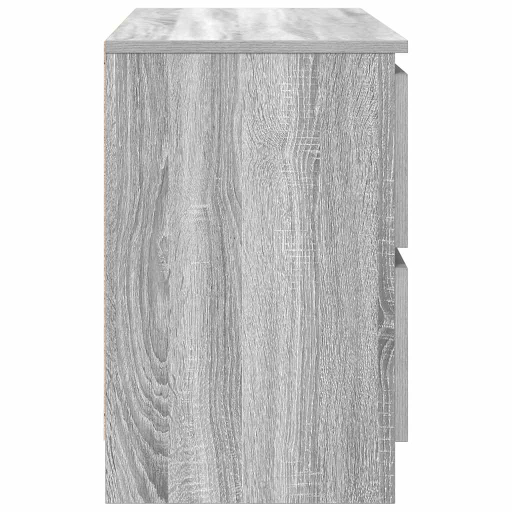 TV Cabinet Grey Sonoma 80x35x54 cm Engineered Wood