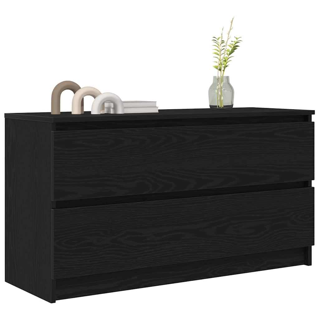 TV Cabinet Black 100x35x54 cm Engineered Wood