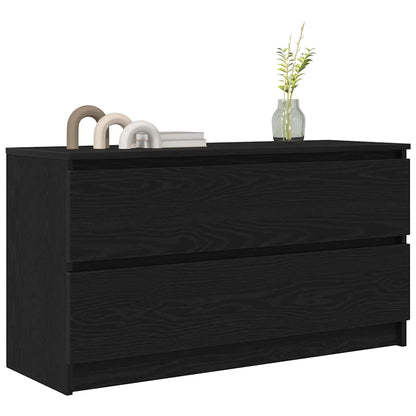 TV Cabinet Black 100x35x54 cm Engineered Wood