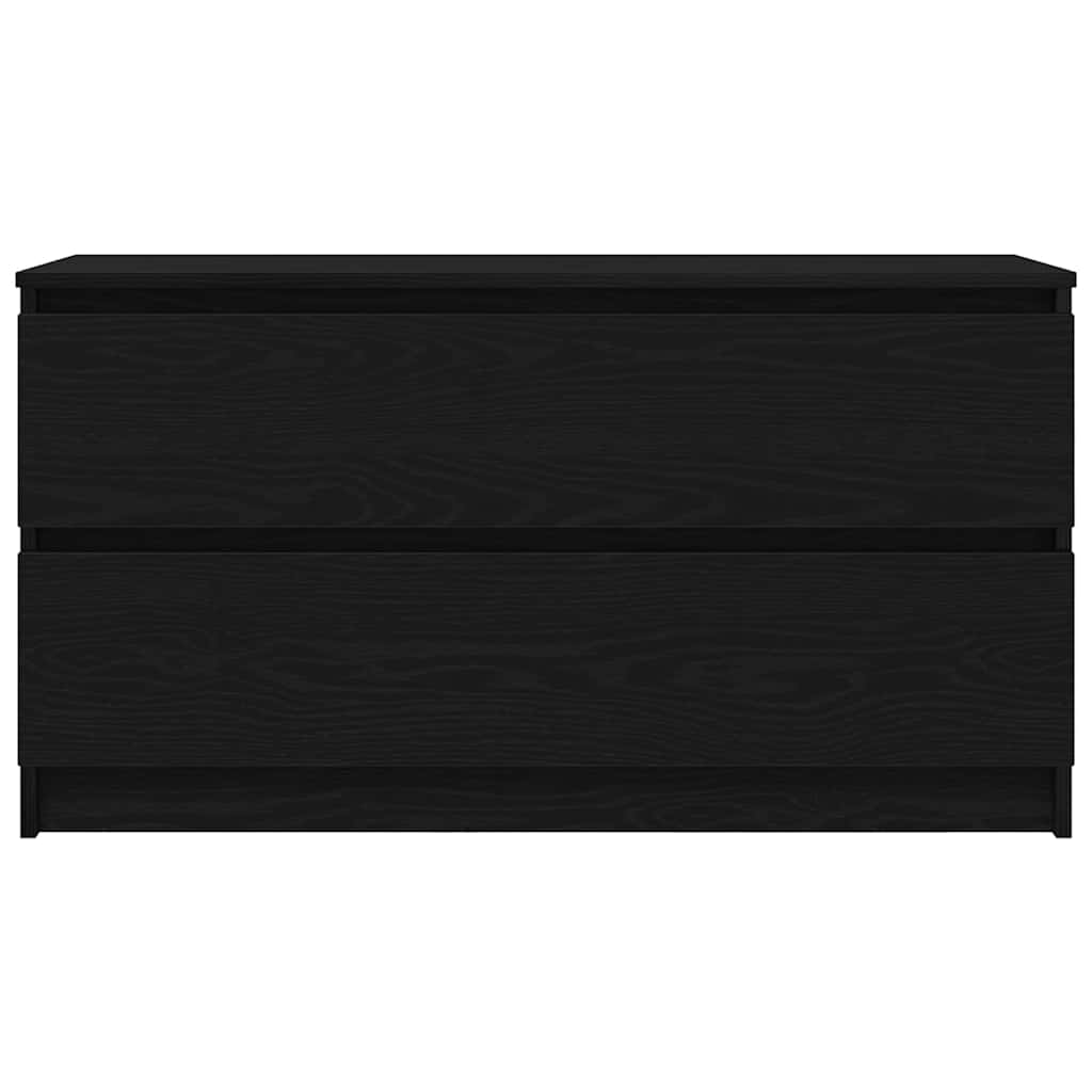 TV Cabinet Black 100x35x54 cm Engineered Wood