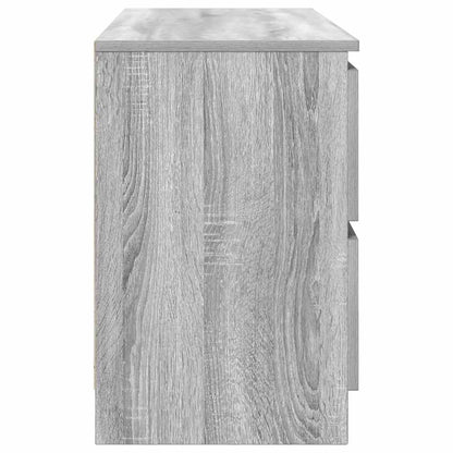 TV Cabinet Grey Sonoma 100x35x54 cm Engineered Wood