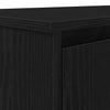 Desk Black Oak 120x42x76 cm Engineered Wood