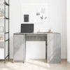 Desk Concrete Grey 120x42x76 cm Engineered Wood