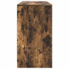 Desk Smoked Oak 120x42x76 cm Engineered Wood
