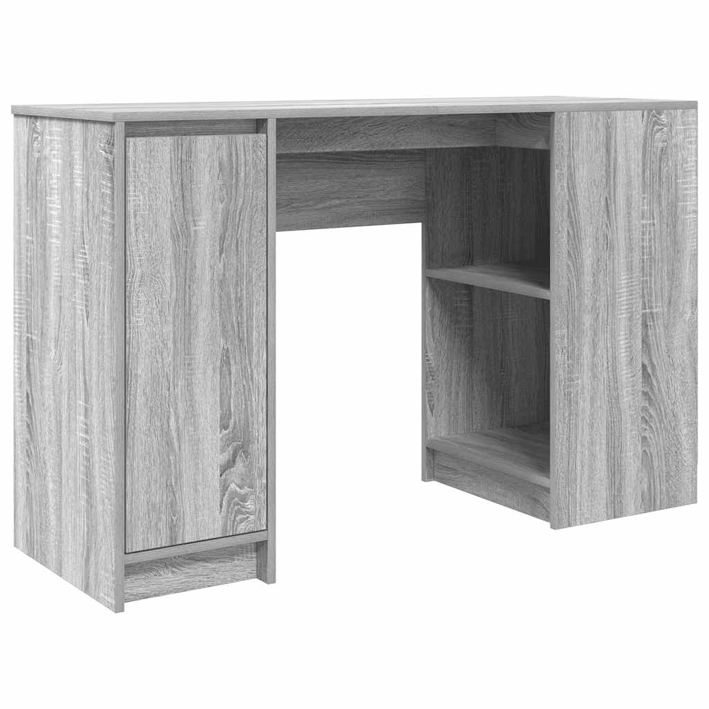 Desk Grey Sonoma 120x42x76 cm Engineered Wood