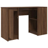 Desk Brown Oak 120x42x76 cm Engineered Wood
