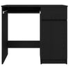 Desk Black Oak 86x49x76 cm Engineered Wood