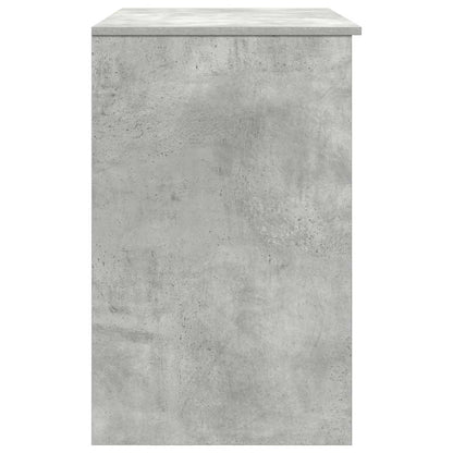 Desk Concrete Grey 86x49x76 cm Engineered Wood