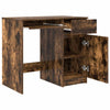 Desk Smoked Oak 86x49x76 cm Engineered Wood