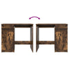 Desk Smoked Oak 86x49x76 cm Engineered Wood