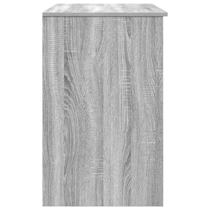 Desk Grey Sonoma 86x49x76 cm Engineered Wood