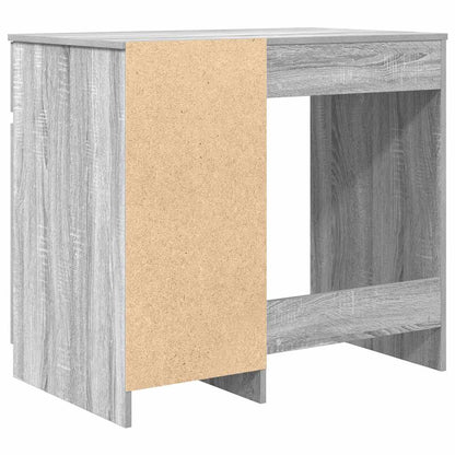 Desk Grey Sonoma 86x49x76 cm Engineered Wood