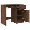 Desk Brown Oak 86x49x76 cm Engineered Wood