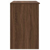 Desk Brown Oak 86x49x76 cm Engineered Wood