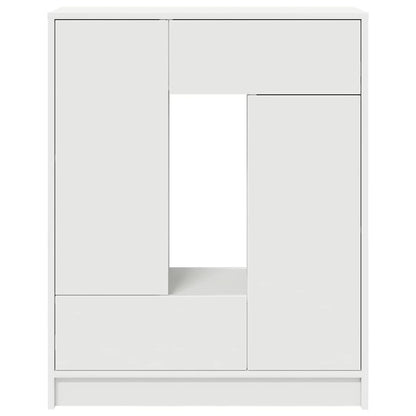 Sideboard with Drawers and Doors White 73x31x90 cm