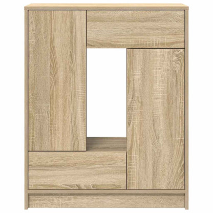 Sideboard with Drawers and Doors Sonoma Oak 73x31x90 cm