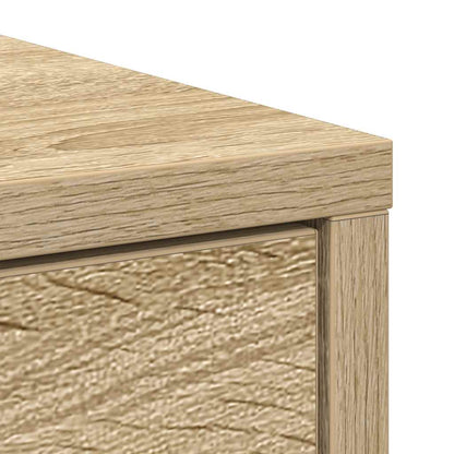 Sideboard with Drawers and Doors Sonoma Oak 73x31x90 cm